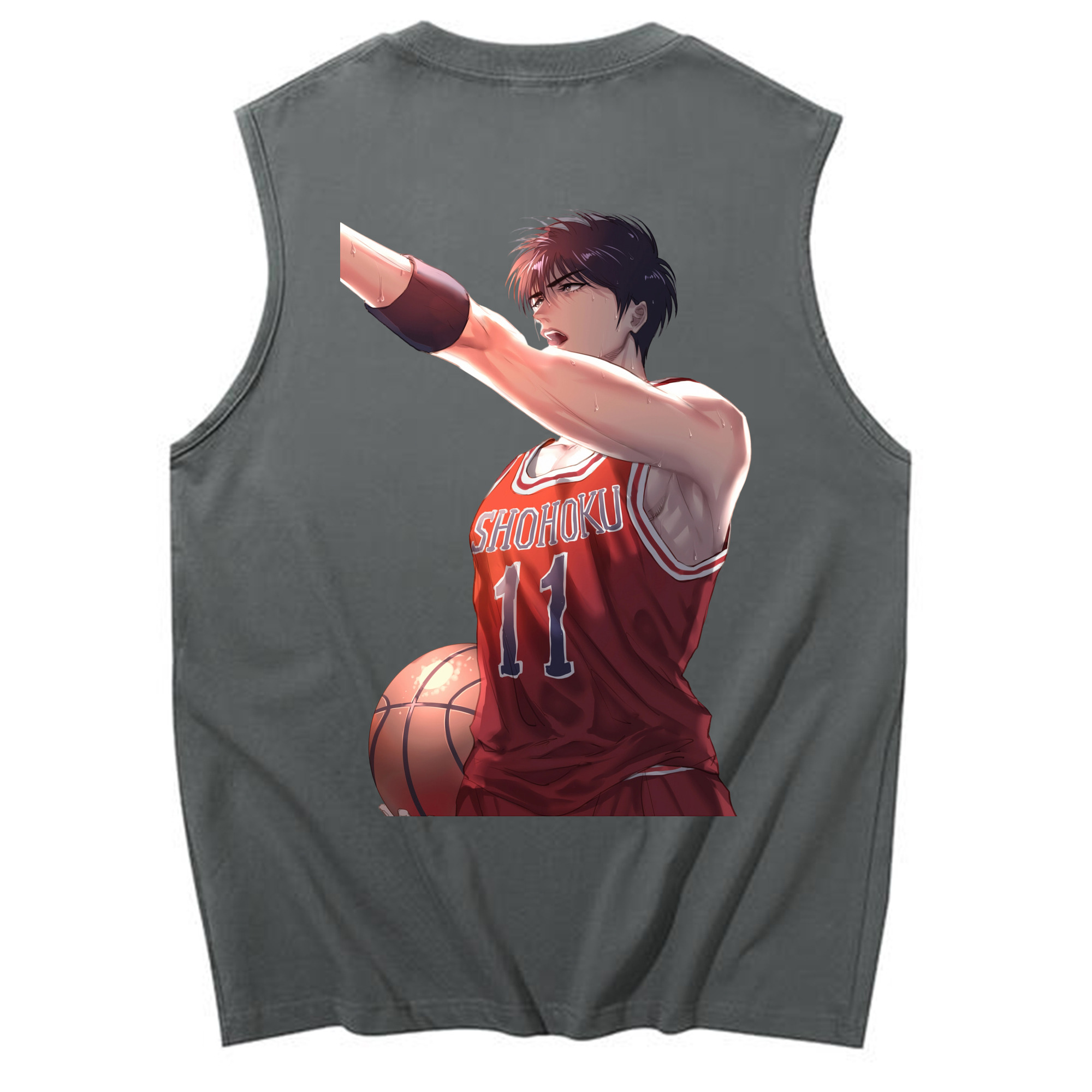 （画像用） SLAM DUNK／スラムダンク コットン100％タンクトップ（背面プリント）
